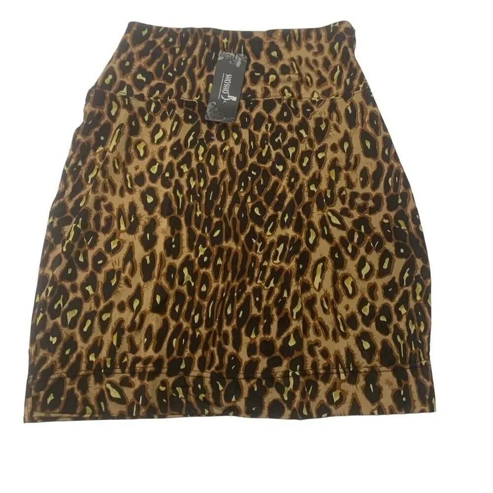 Cheetah Patterned Skirt